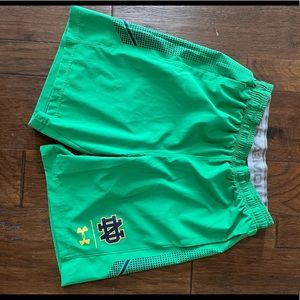 Under Armour Notre Dame Shorts Size Medium